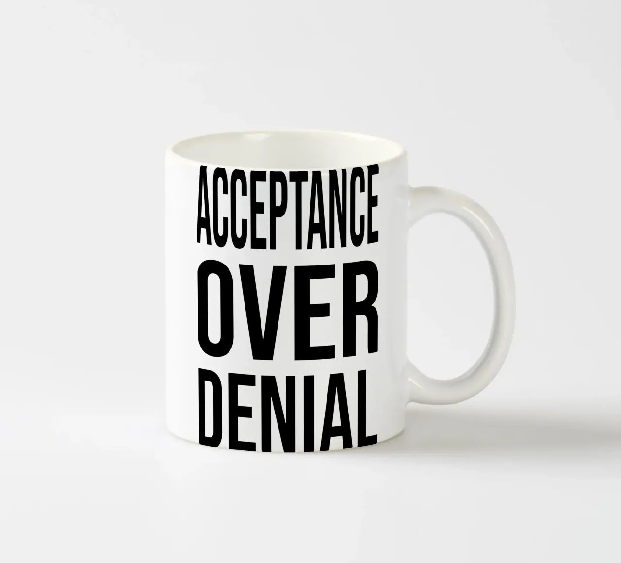 OVER Series- bold letters, brave values (5 colors) tazza in ceramica da OVER SERIES