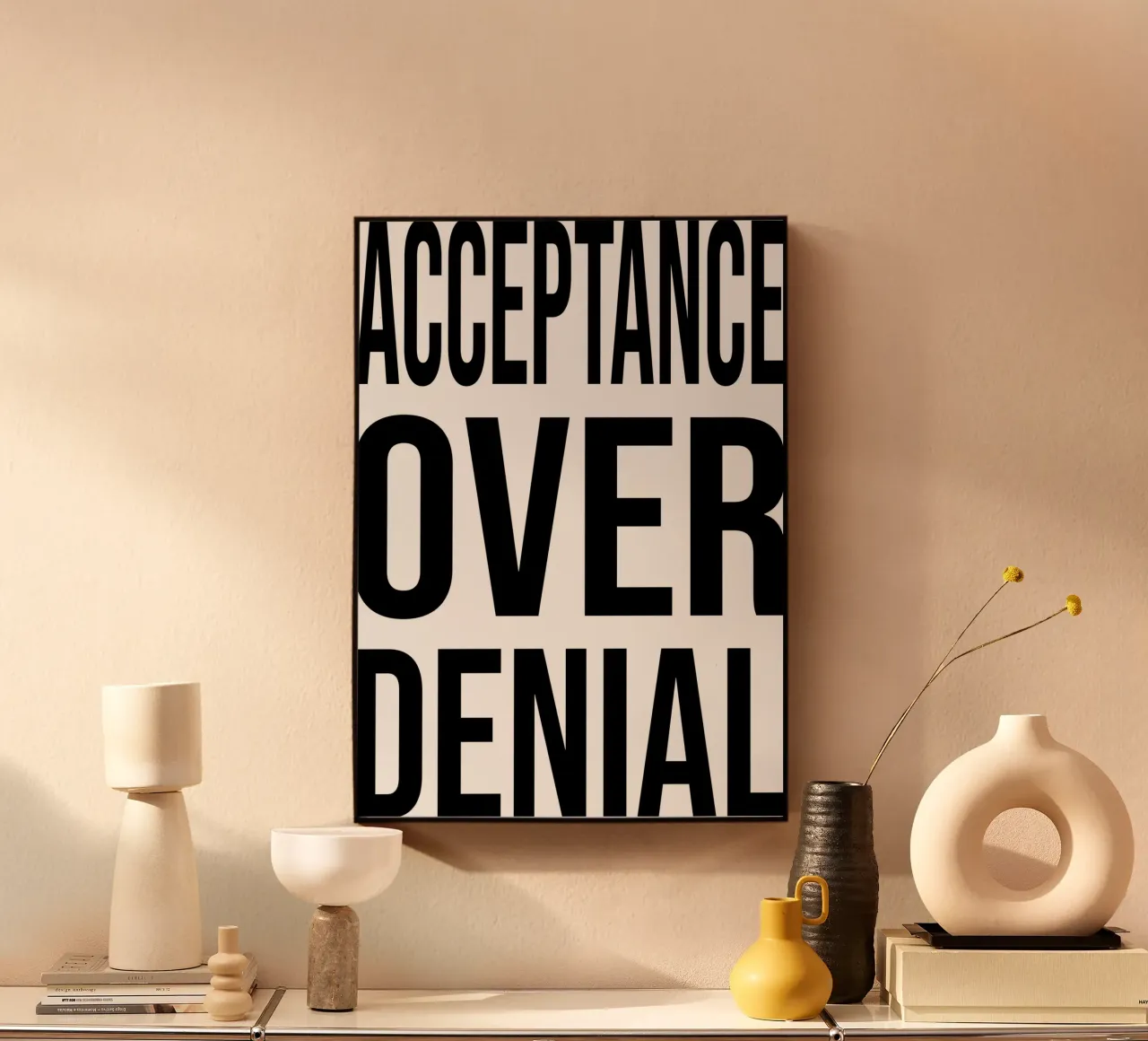 OVER Series- bold letters, brave values (5 colors) plexiglass da OVER SERIES