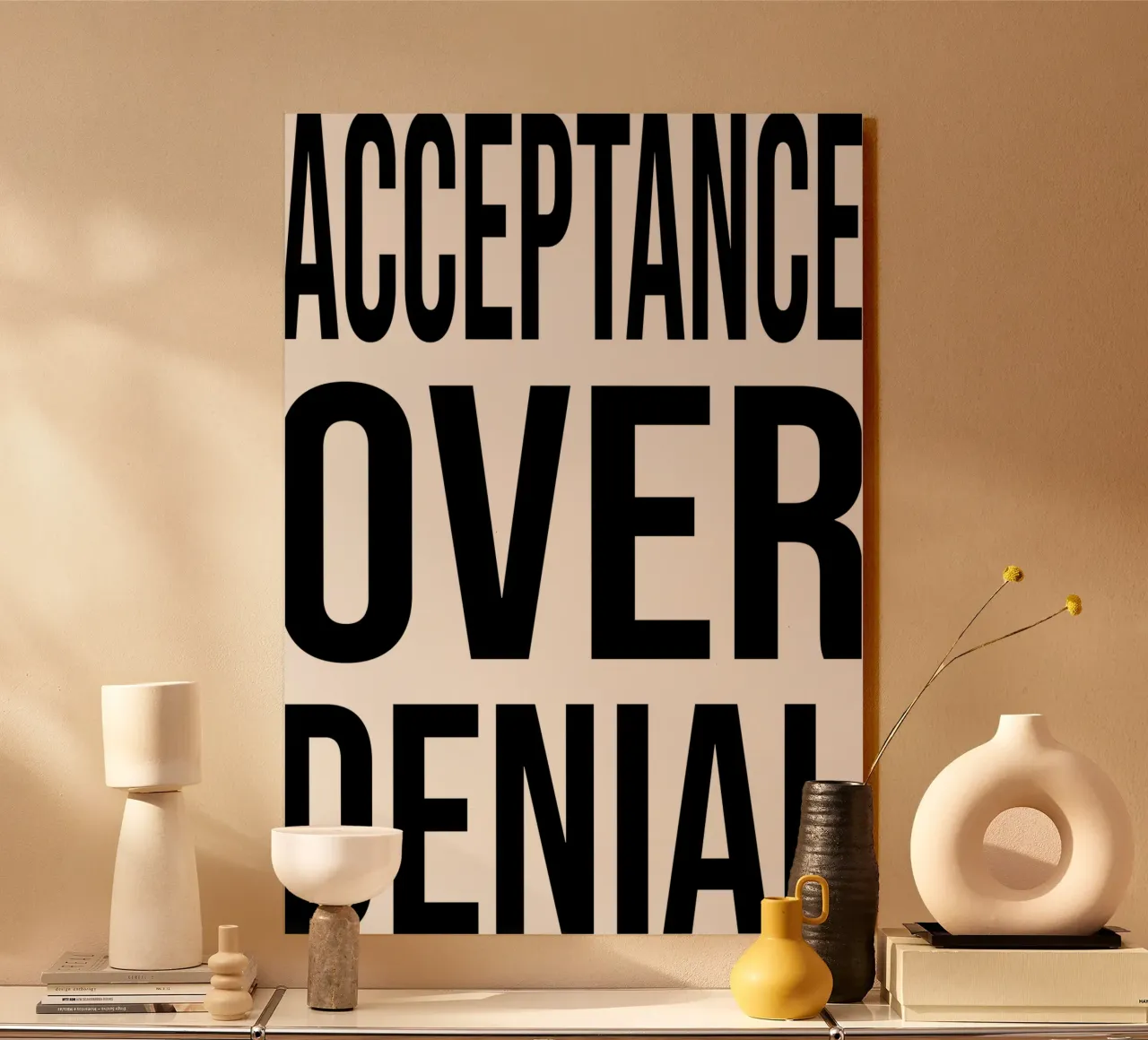 OVER Series- bold letters, brave values (5 colors) plexiglass da OVER SERIES