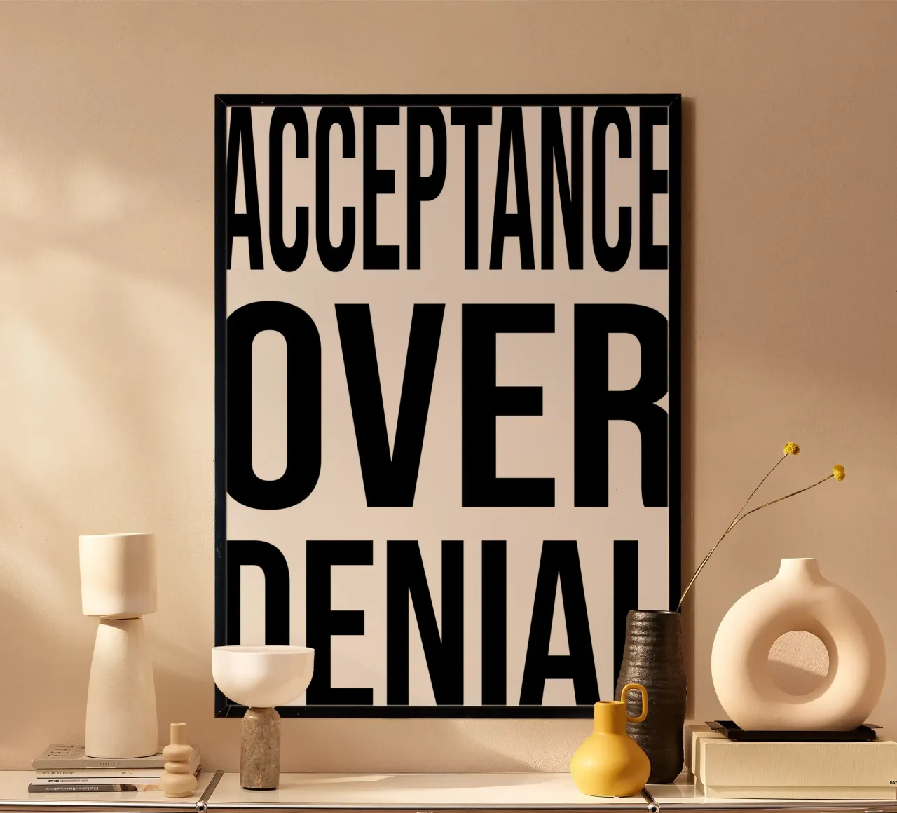 OVER Series- bold letters, brave values (5 colors) poster da OVER SERIES