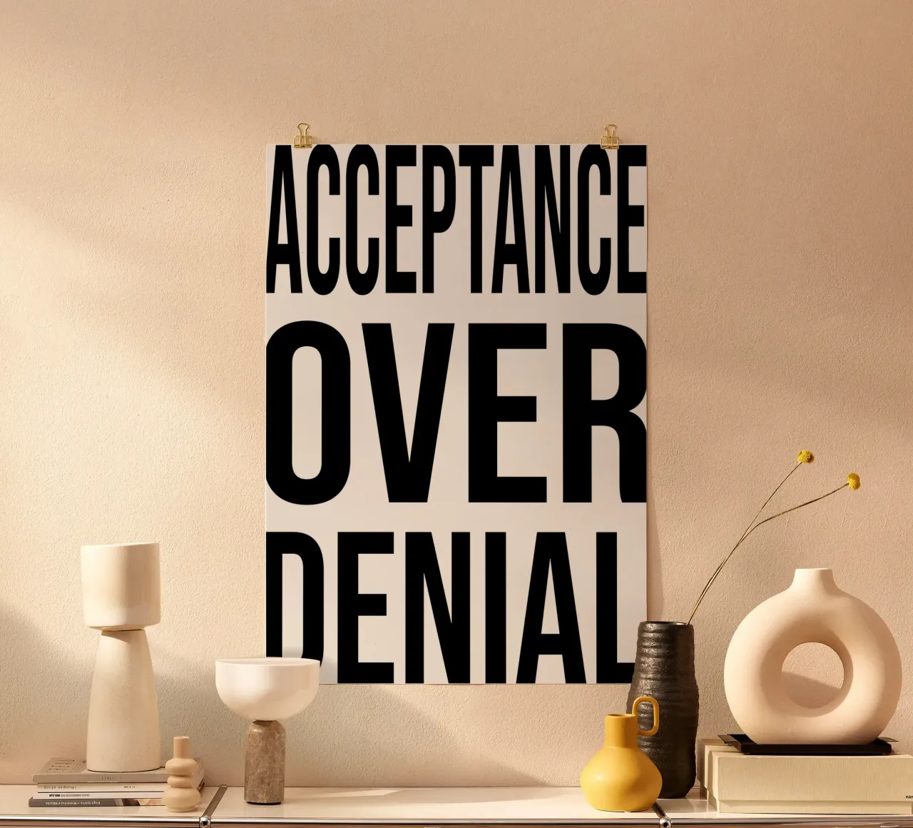 OVER Series- bold letters, brave values (5 colors) poster da OVER SERIES
