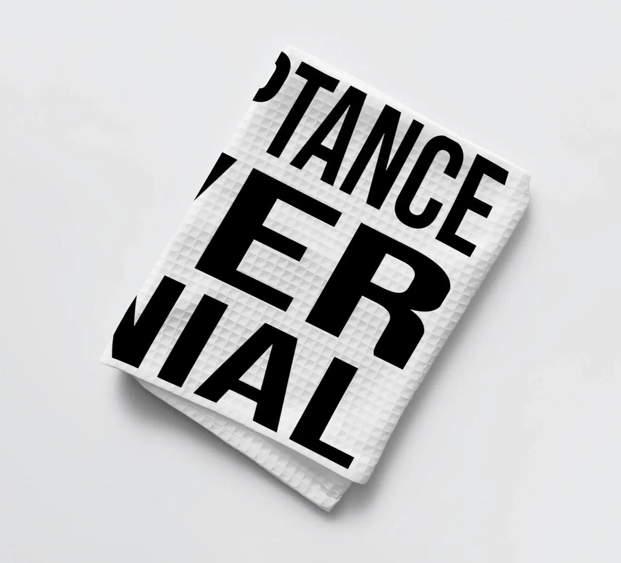 OVER Series- bold letters, brave values (5 colors) canovaccio da cucina da OVER SERIES