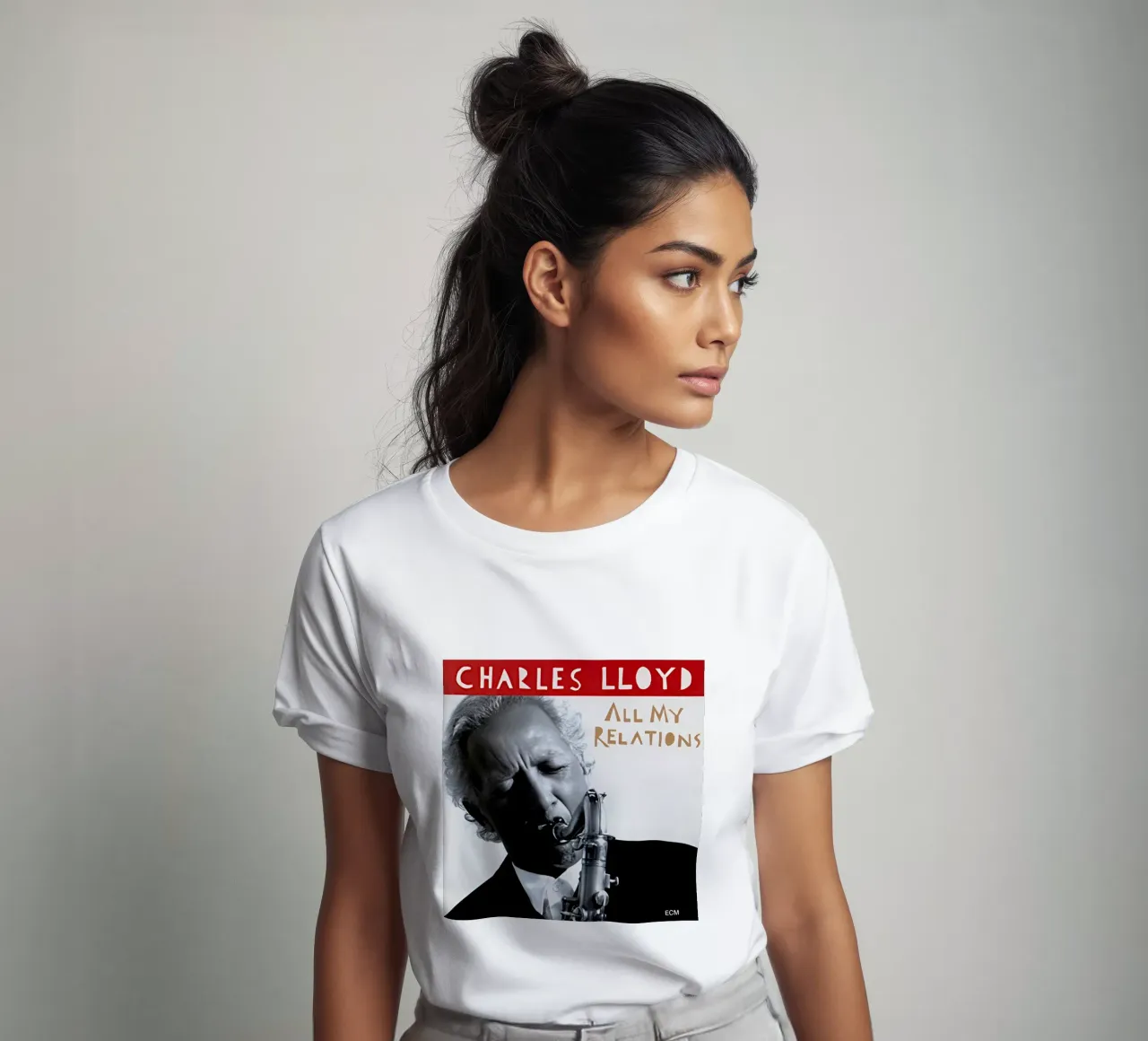 Tutte le mie relazioni - Charles Lloyd Jazz t-shirt da grass.studio_
