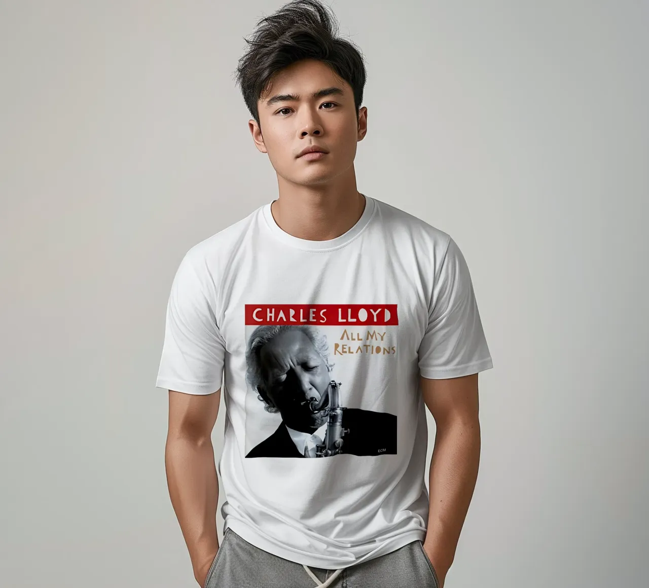 Tutte le mie relazioni - Charles Lloyd Jazz t-shirt da grass.studio_
