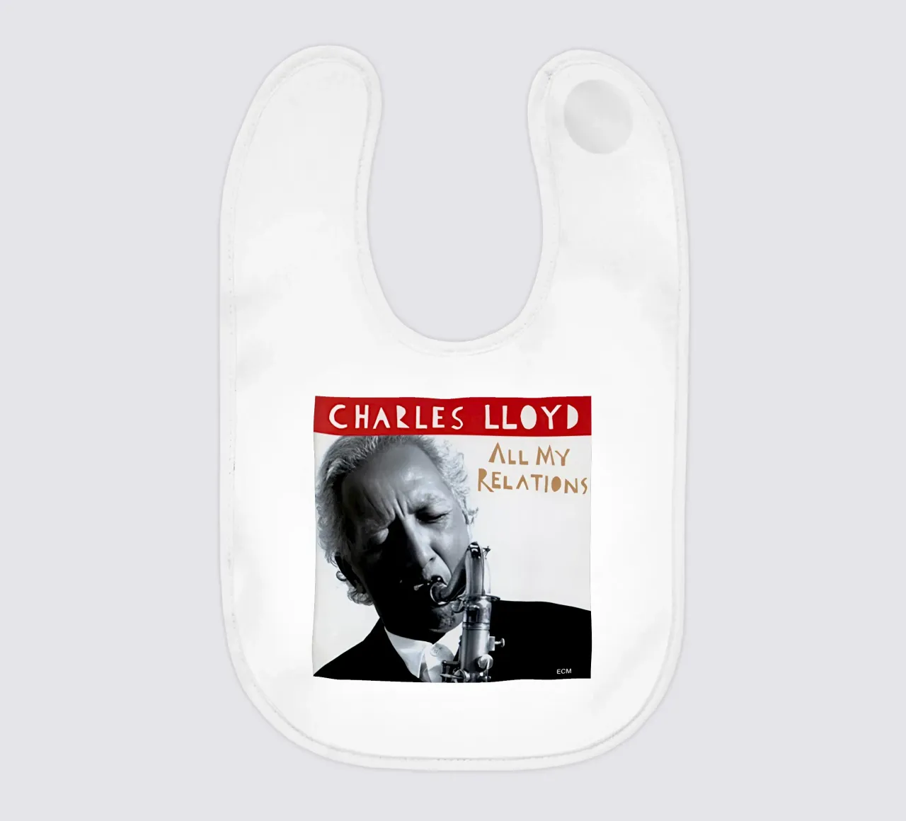 Tutte le mie relazioni - Charles Lloyd Jazz bavaglino da grass.studio_