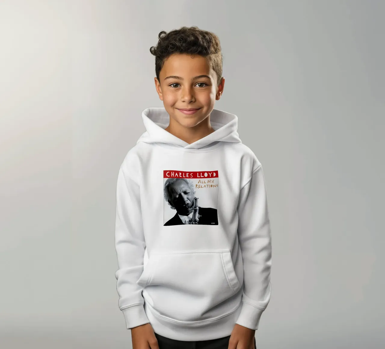 All My Relations - Charles Lloyd Jazz sudadera con capucha para niño de grass.studio_