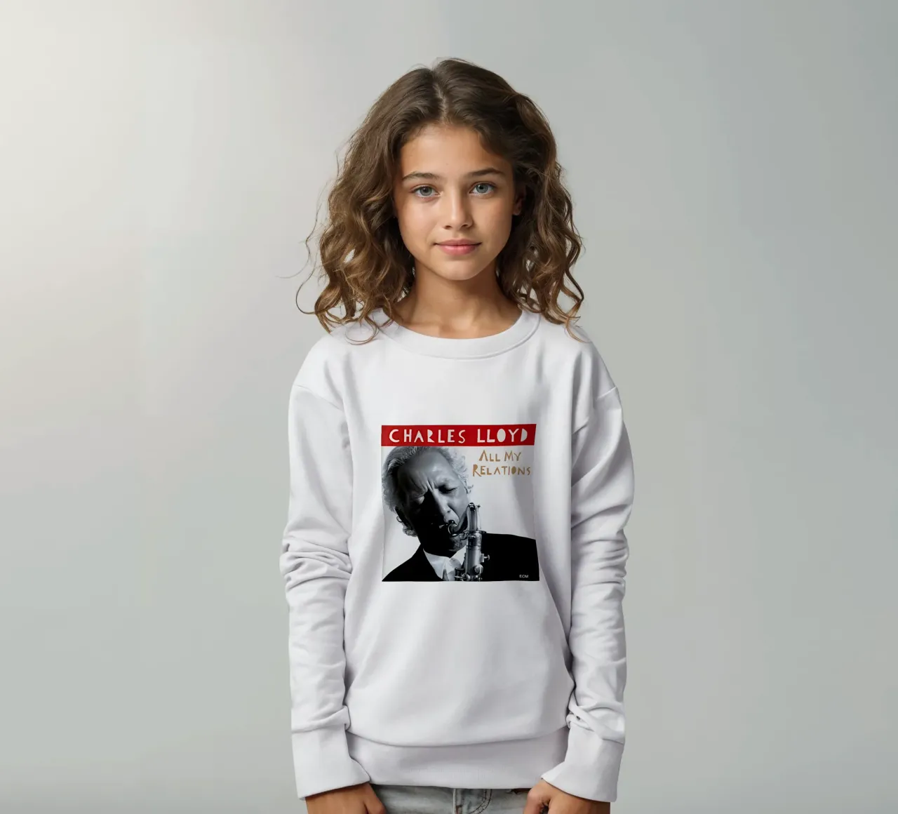 All My Relations - Charles Lloyd Jazz sudadera para niño de grass.studio_
