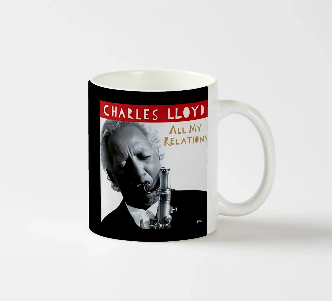 Tutte le mie relazioni - Charles Lloyd Jazz tazza in ceramica da grass.studio_
