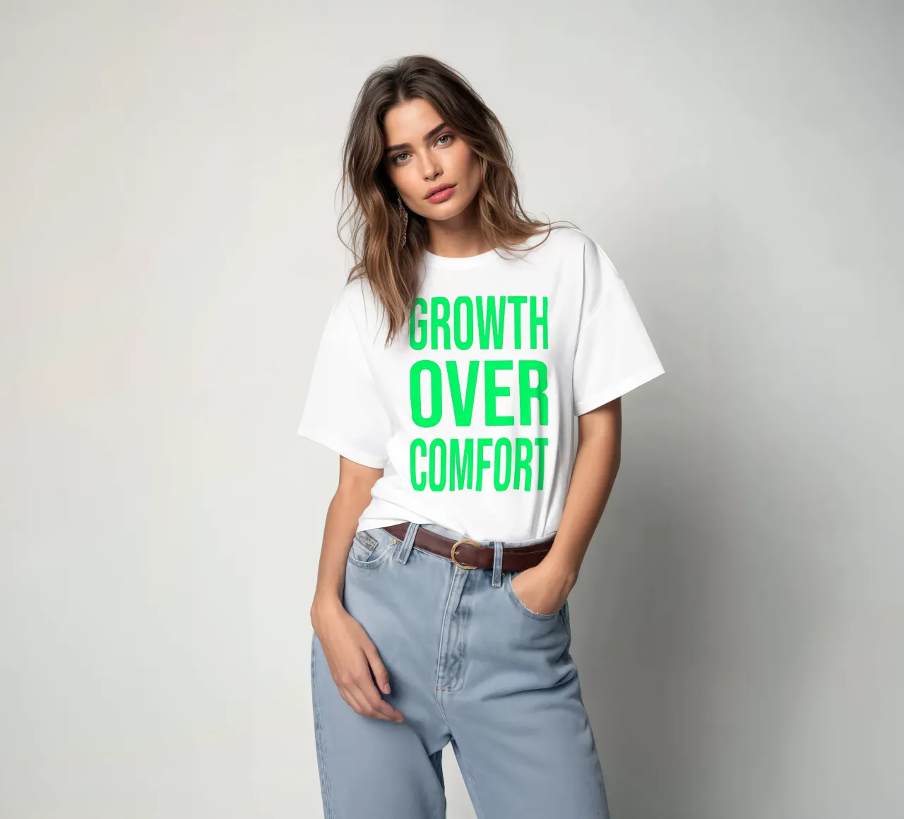 OVER Series- bold letters, brave values (5 colors) t-shirt da OVER SERIES