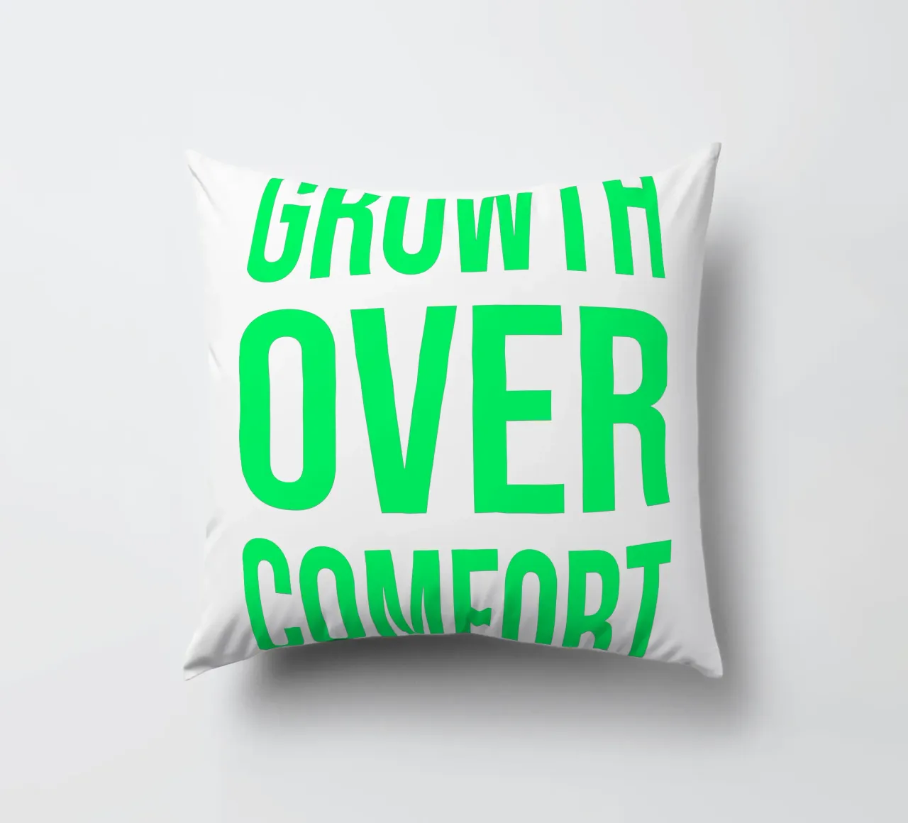 OVER Series- bold letters, brave values (5 colors) cuscino da OVER SERIES