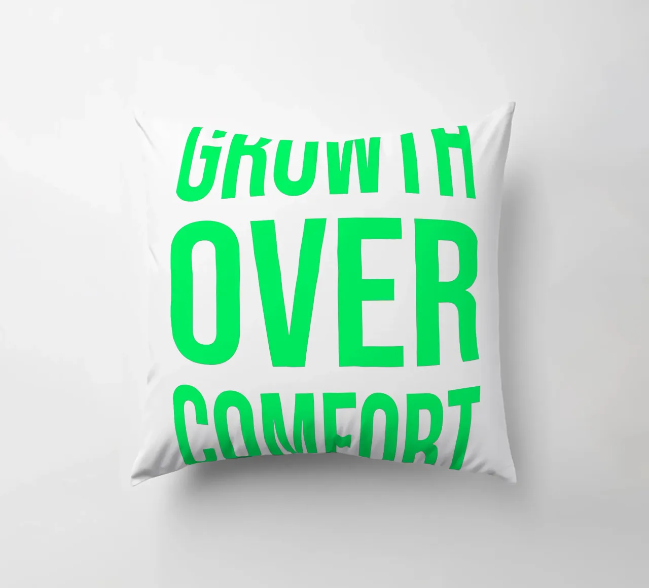 OVER Series- bold letters, brave values (5 colors) cuscino da OVER SERIES