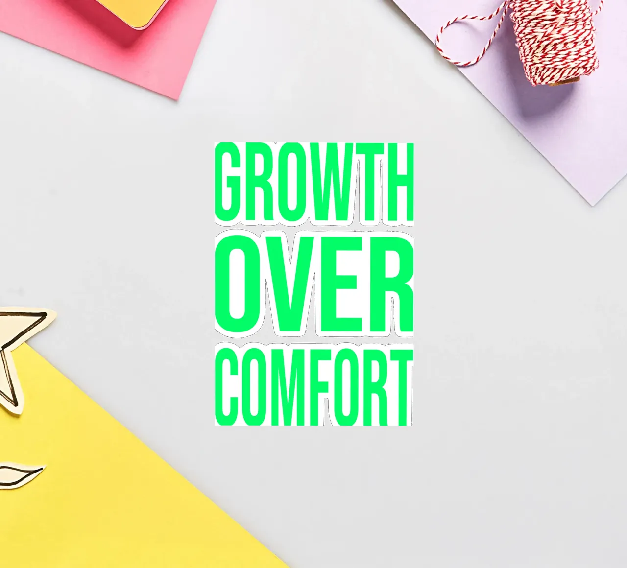 OVER Series- growth over comfort (5 colors) adesivo da OVER SERIES