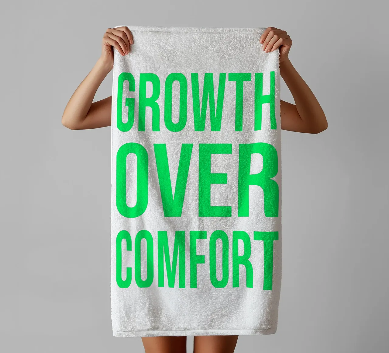 OVER Series- bold letters, brave values (5 colors) asciugamano da bagno da OVER SERIES