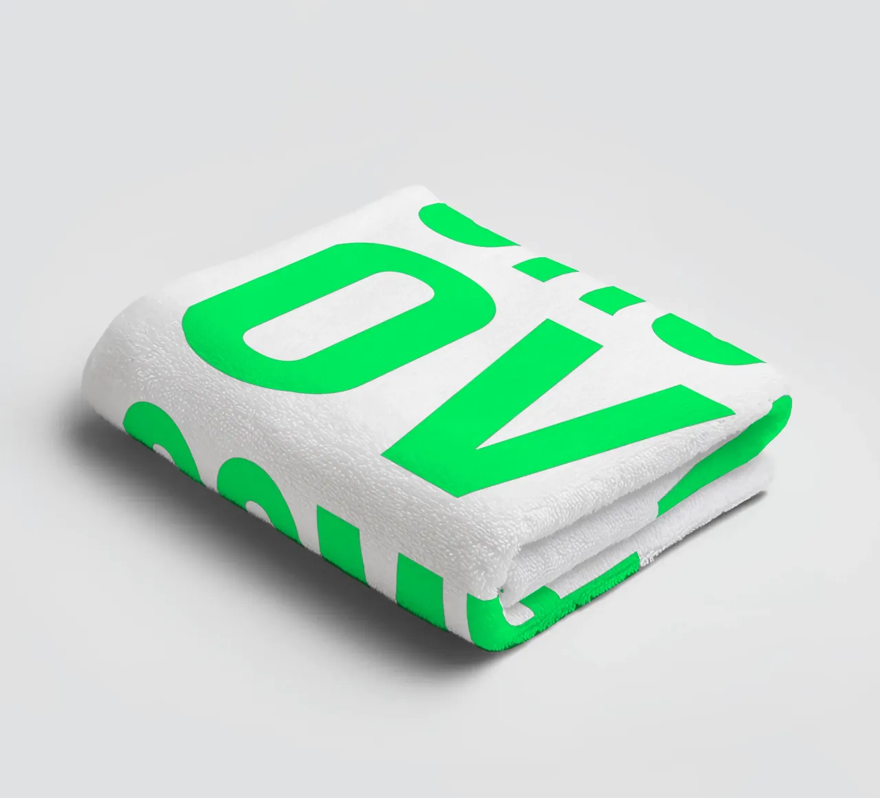 OVER Series- bold letters, brave values (5 colors) asciugamano da bagno da OVER SERIES
