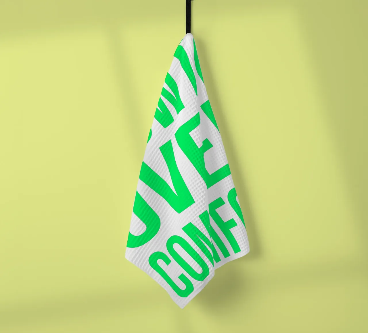 OVER Series- bold letters, brave values (5 colors) canovaccio da cucina da OVER SERIES