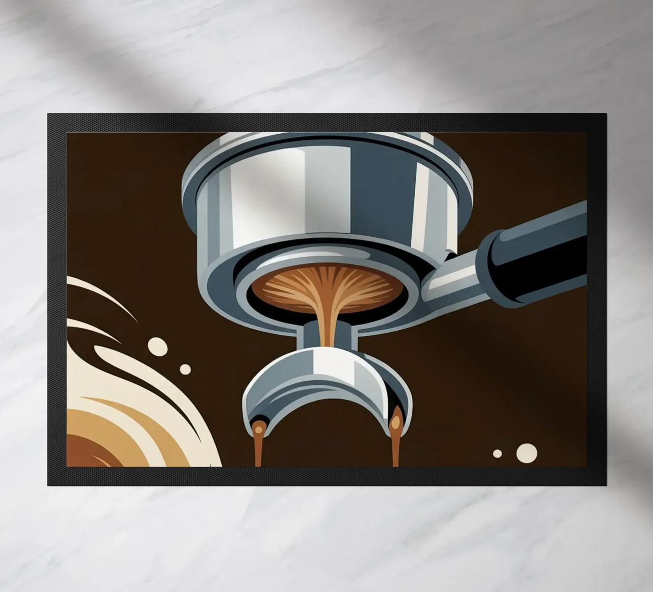 espresso portafilter doormat by LIFESTYLE OBJECTS