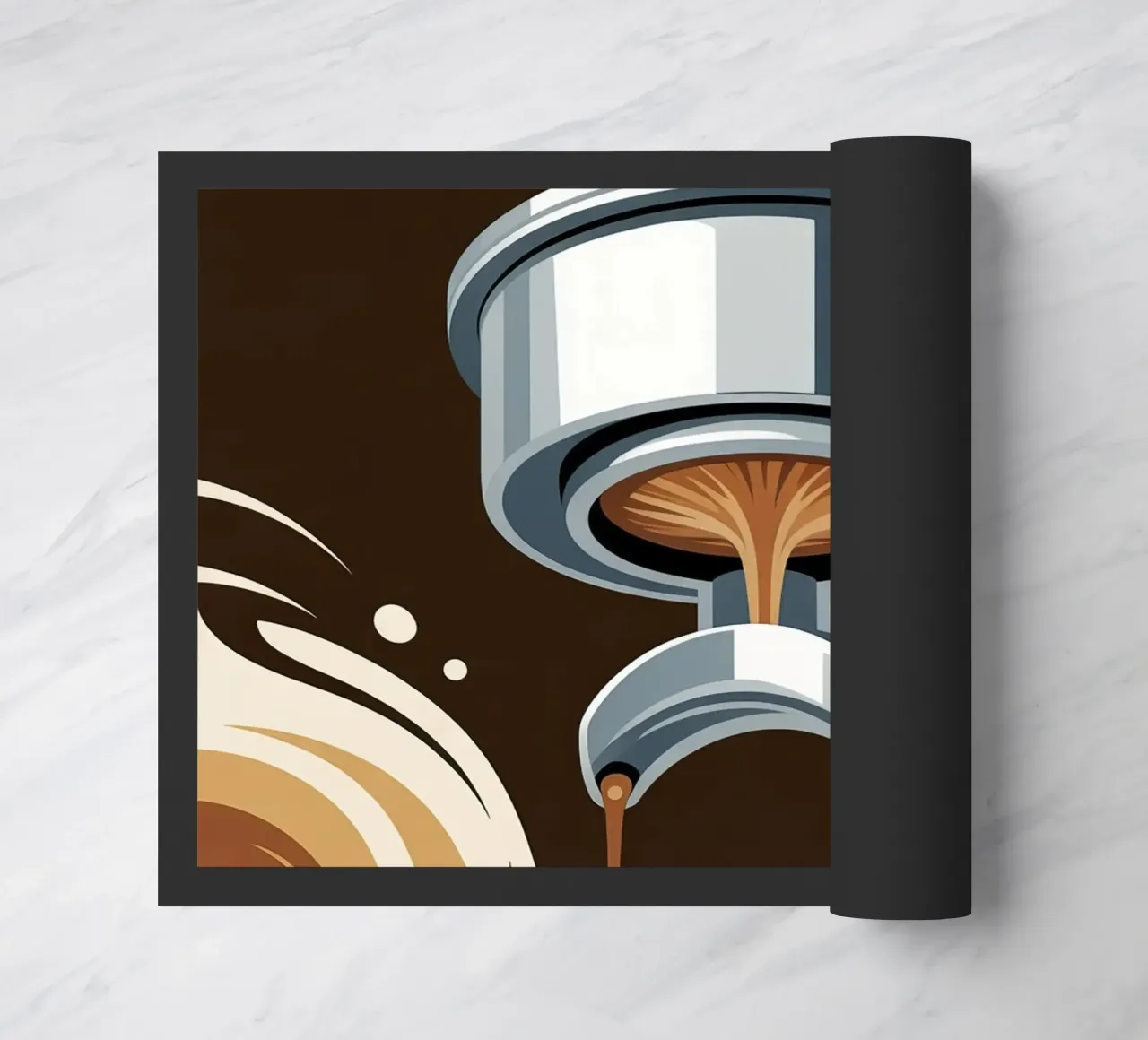 espresso portafilter doormat by LIFESTYLE OBJECTS