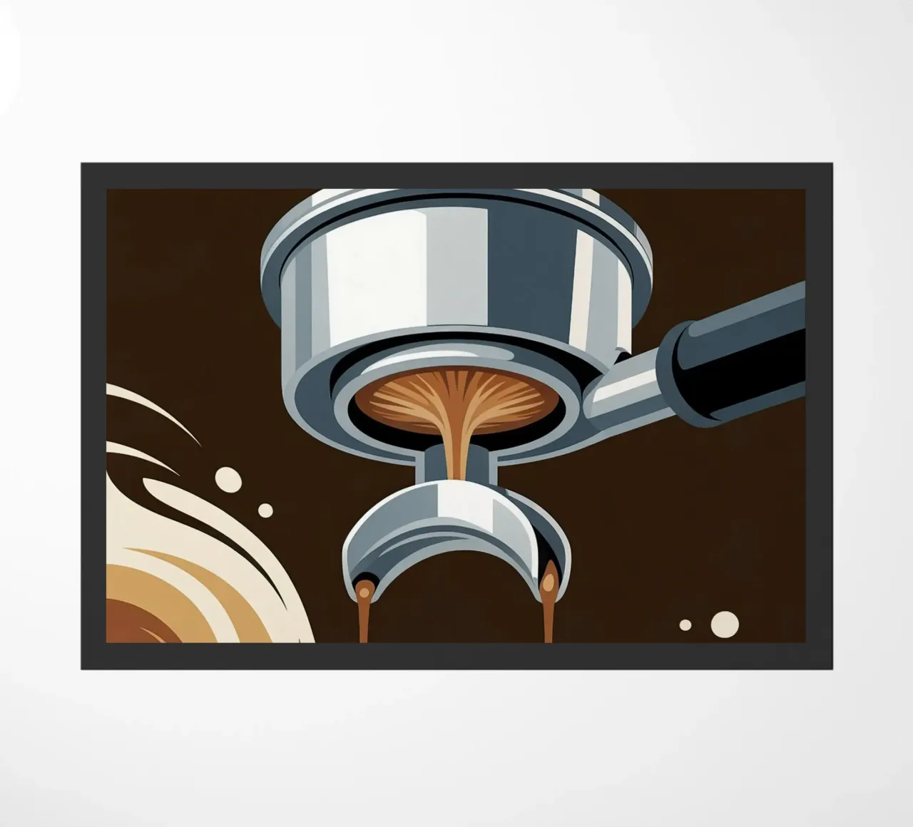 espresso portafilter doormat by LIFESTYLE OBJECTS