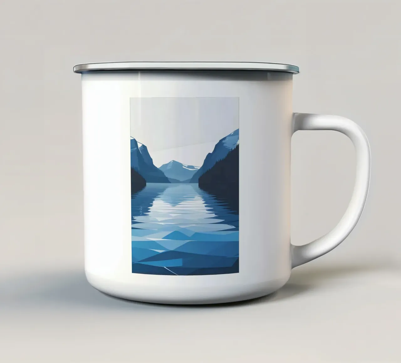 Riflesso del lago tazza in smalto da LIFESTYLE OBJECTS