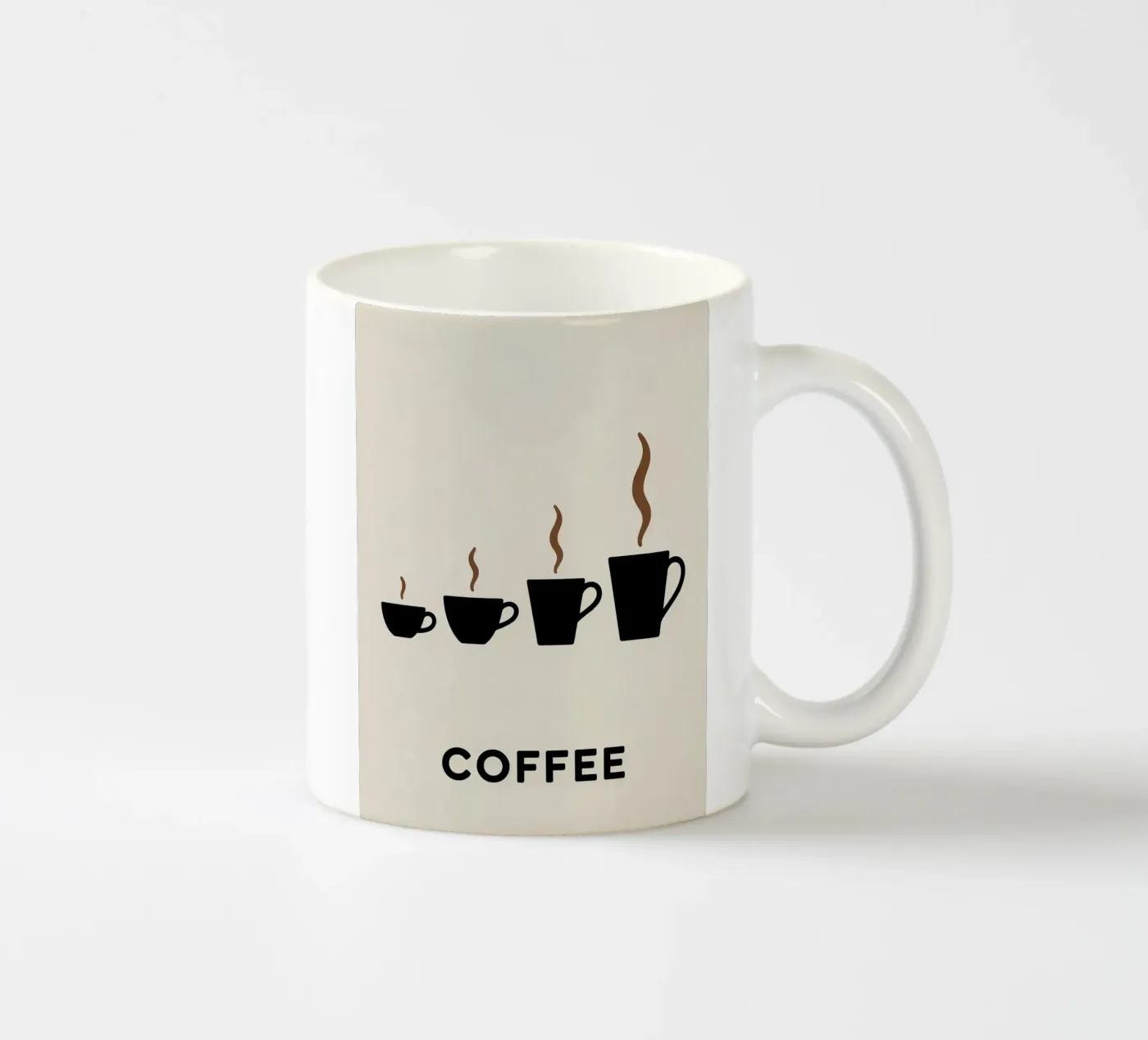 coffee cups evolution ceramic mug by LIFESTYLE OBJECTS