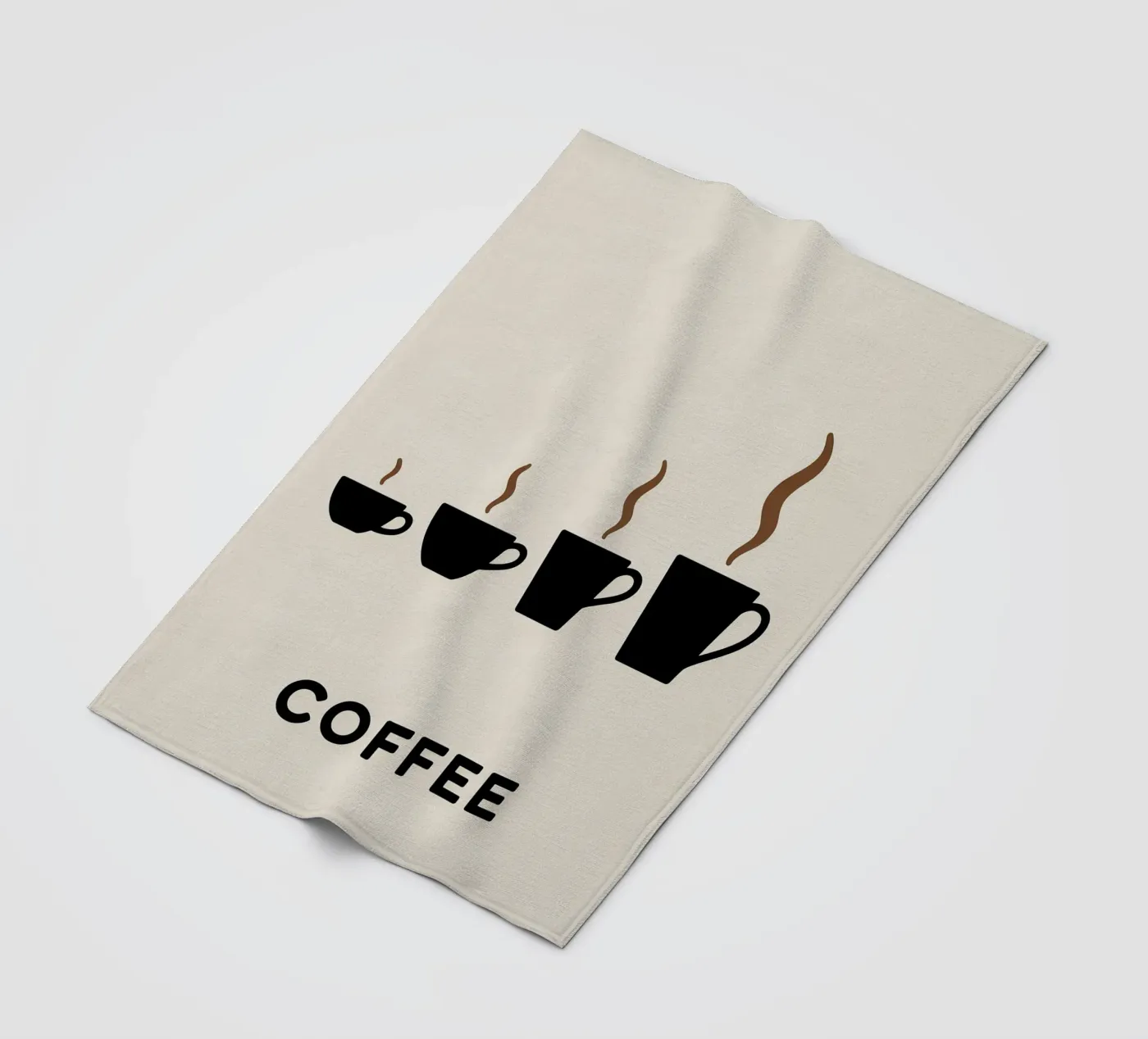 coffee cups evolution fleece blanket by LIFESTYLE OBJECTS
