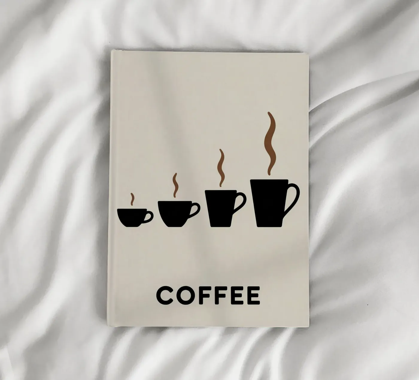 coffee cups evolution notebook by LIFESTYLE OBJECTS