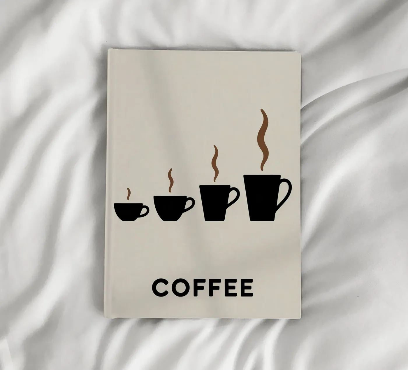 coffee cups evolution quaderno da LIFESTYLE OBJECTS