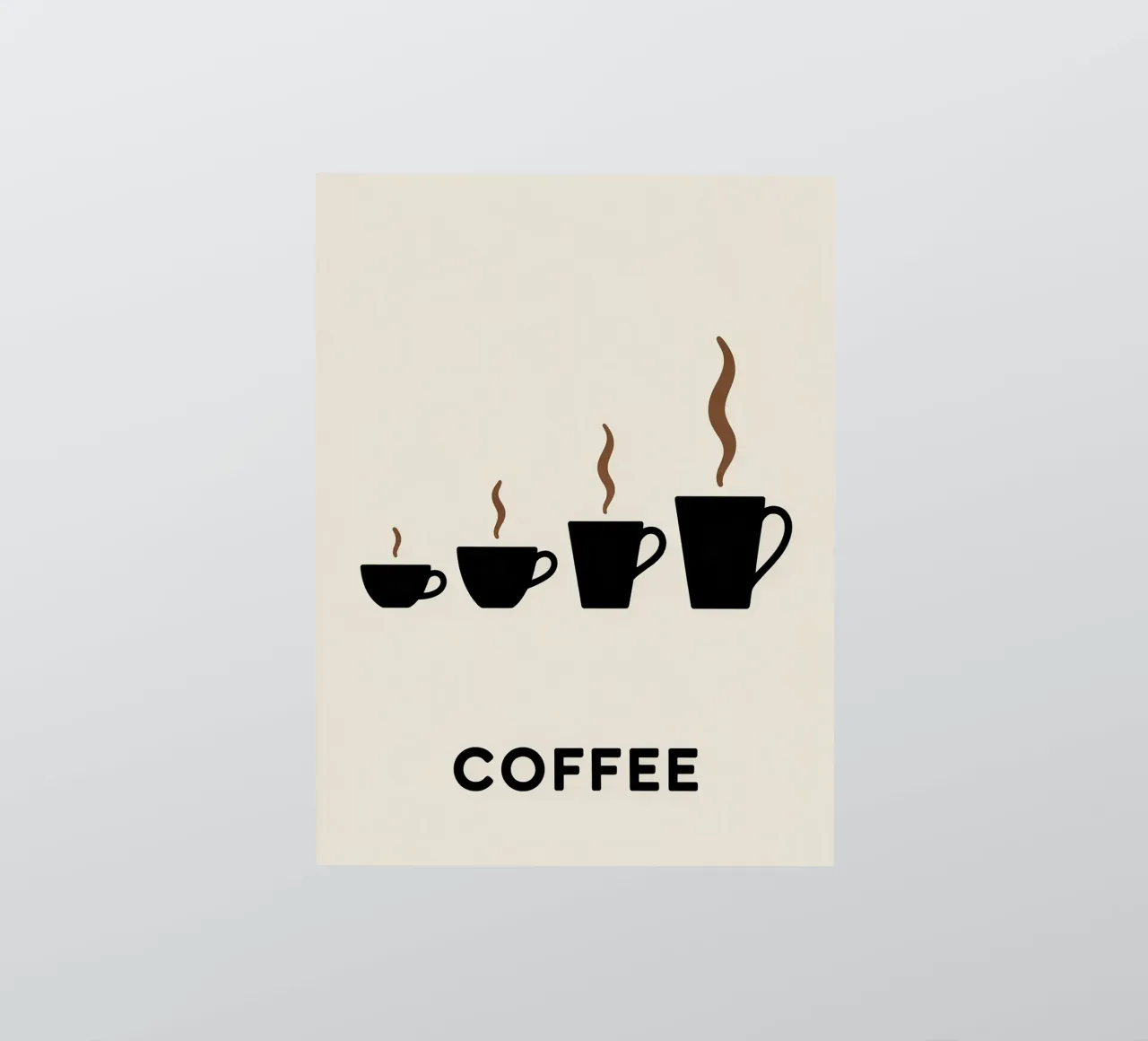 coffee cups evolution sticker by LIFESTYLE OBJECTS