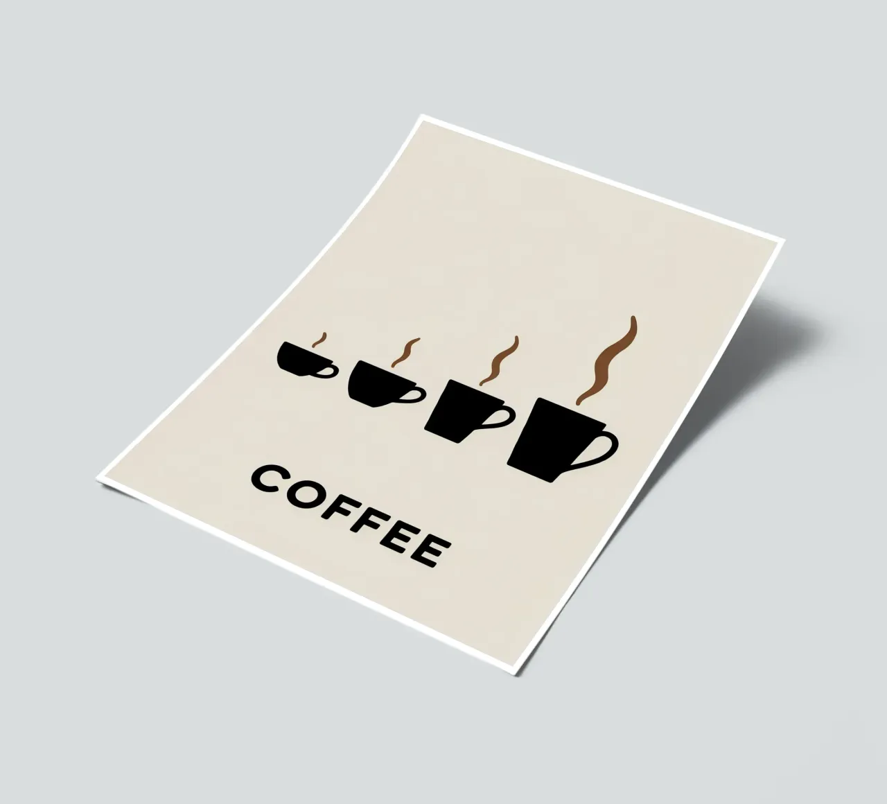 coffee cups evolution sticker sheet by LIFESTYLE OBJECTS