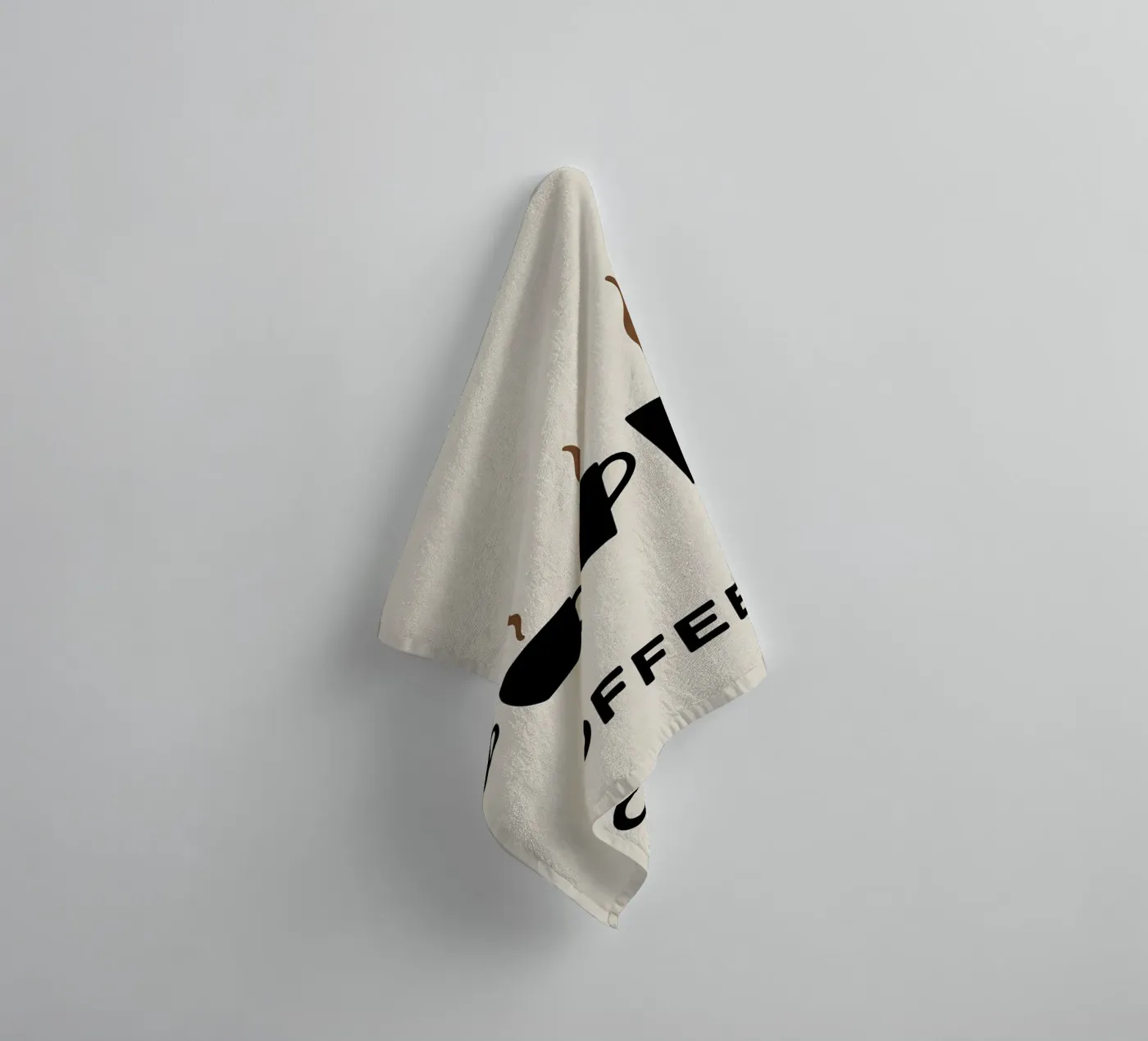 coffee cups evolution badhanddoek van LIFESTYLE OBJECTS