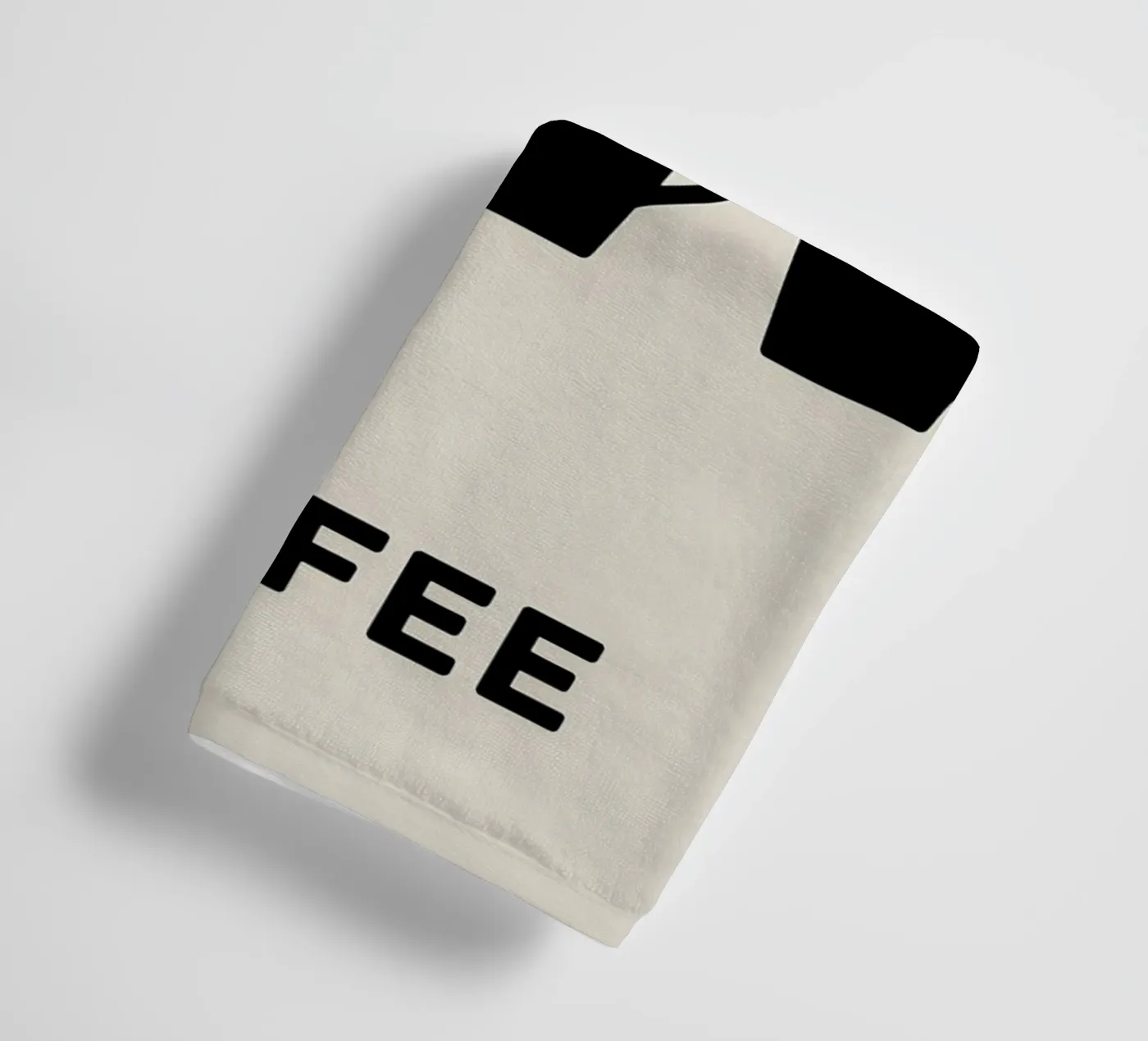 coffee cups evolution badhanddoek van LIFESTYLE OBJECTS