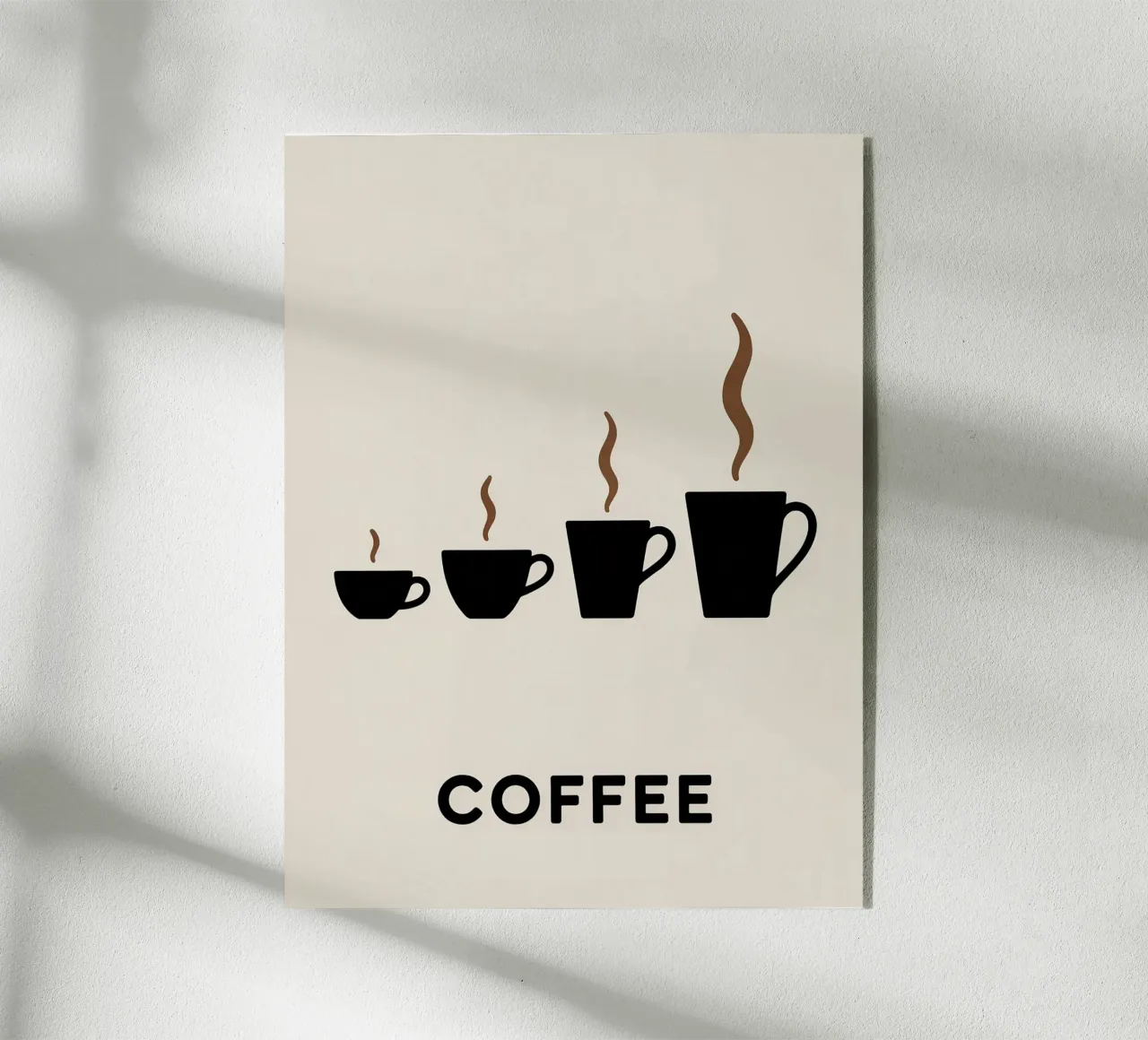 coffee cups evolution plexiglas de LIFESTYLE OBJECTS
