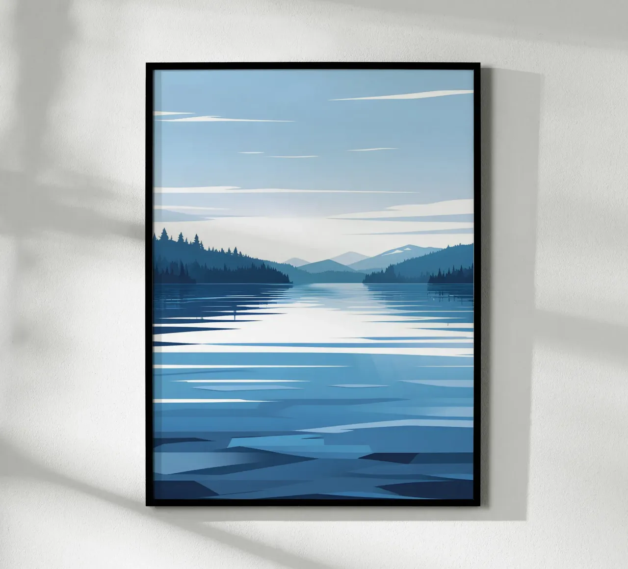 Lake reflection poster by LIFESTYLE OBJECTS