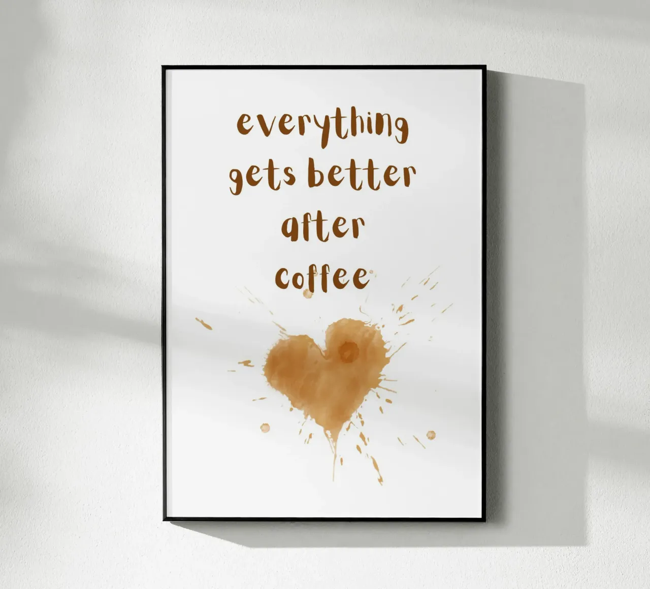 Everything gets better after coffee plexiglass da PinkCandyWalls