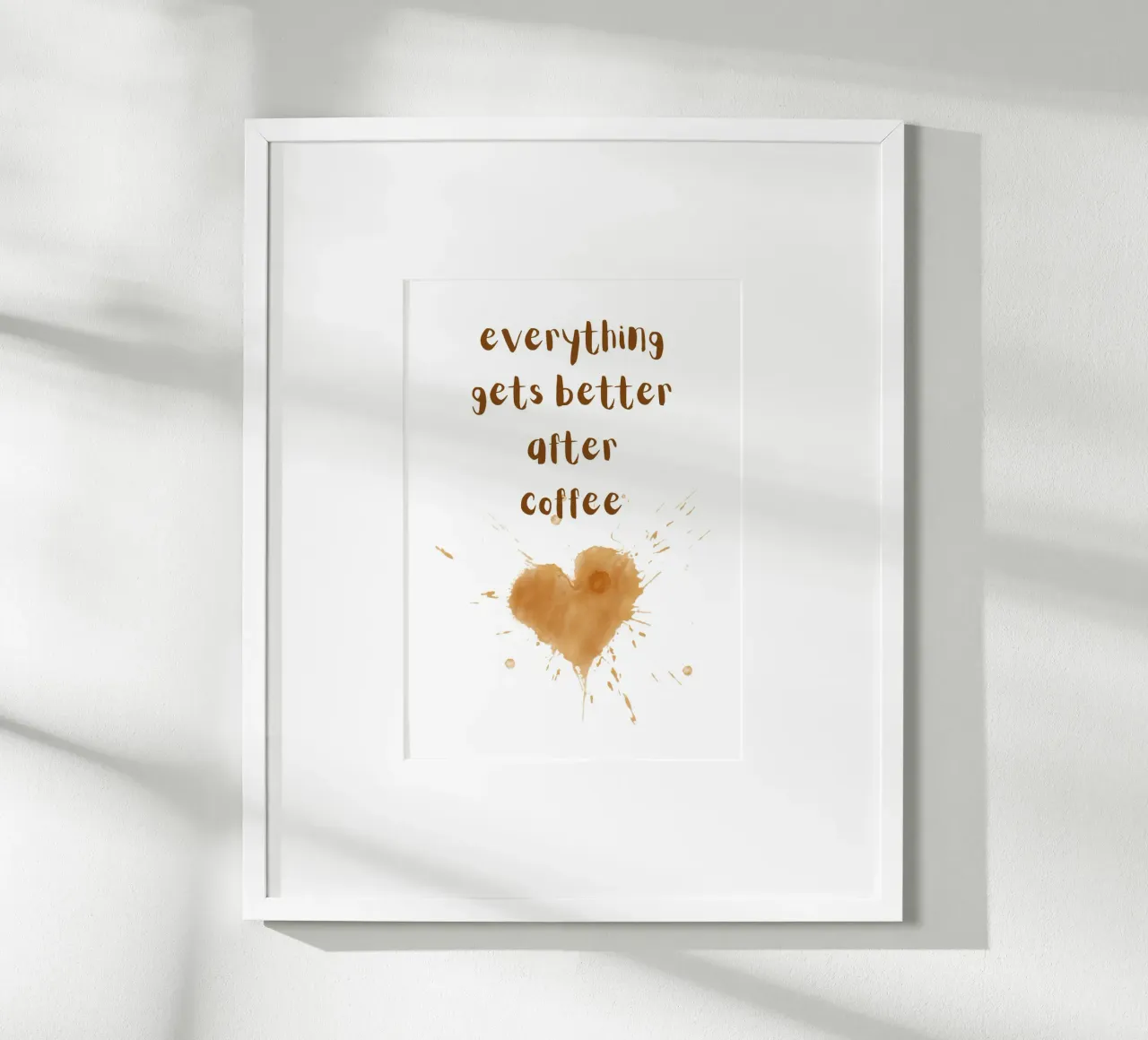 Everything gets better after coffee carta hahnemühle da PinkCandyWalls