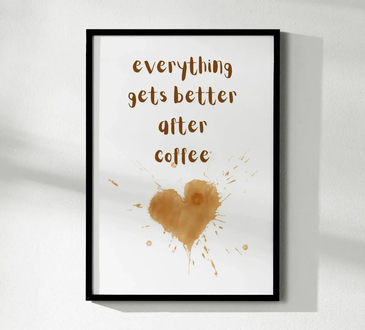 Everything gets better after coffee carta hahnemühle da PinkCandyWalls