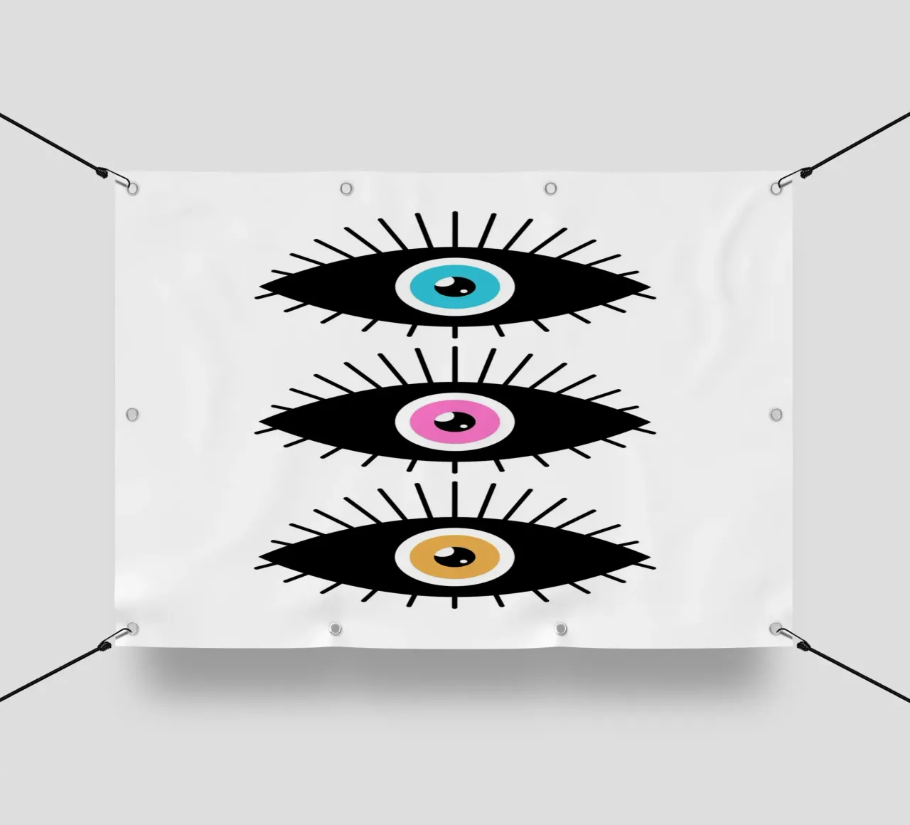 Eyes telo in pvc da PinkCandyWalls
