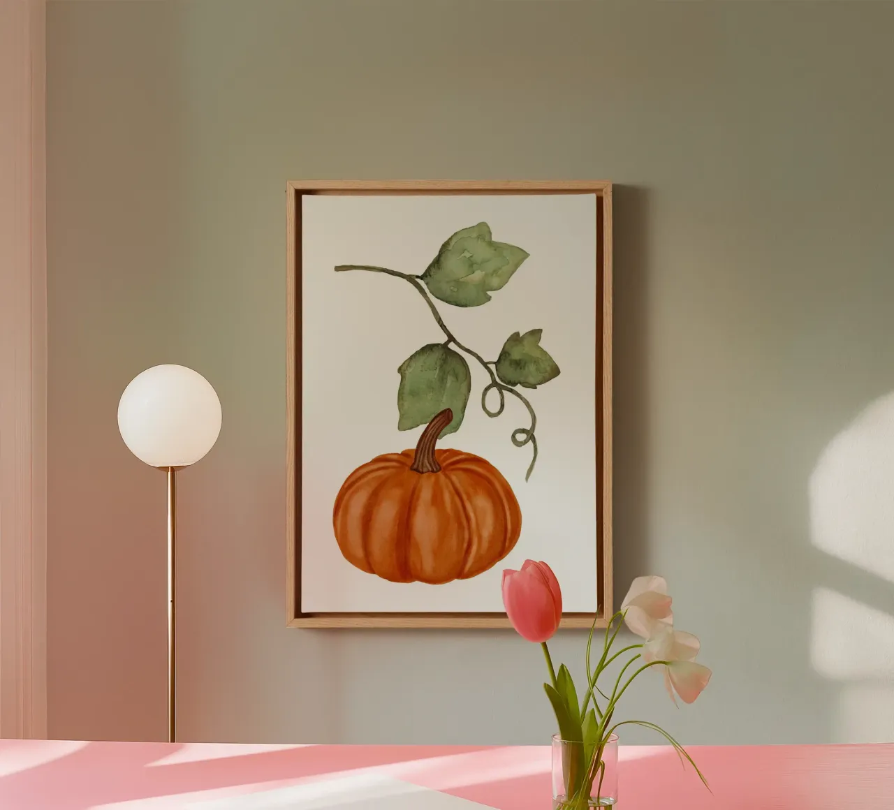 Pumpkin tela da PinkCandyWalls