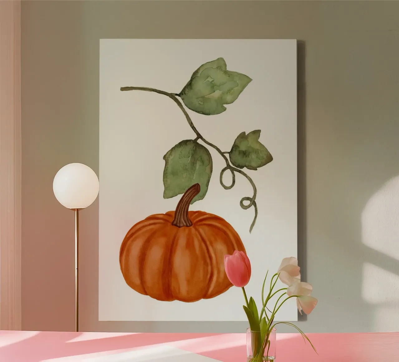 Pumpkin tela da PinkCandyWalls