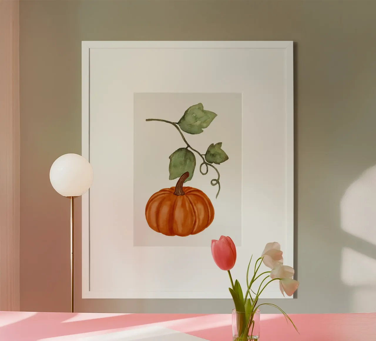 Pumpkin poster van PinkCandyWalls