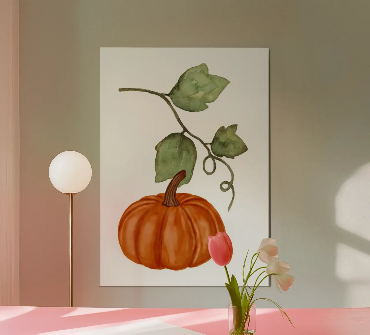 Pumpkin poster van PinkCandyWalls