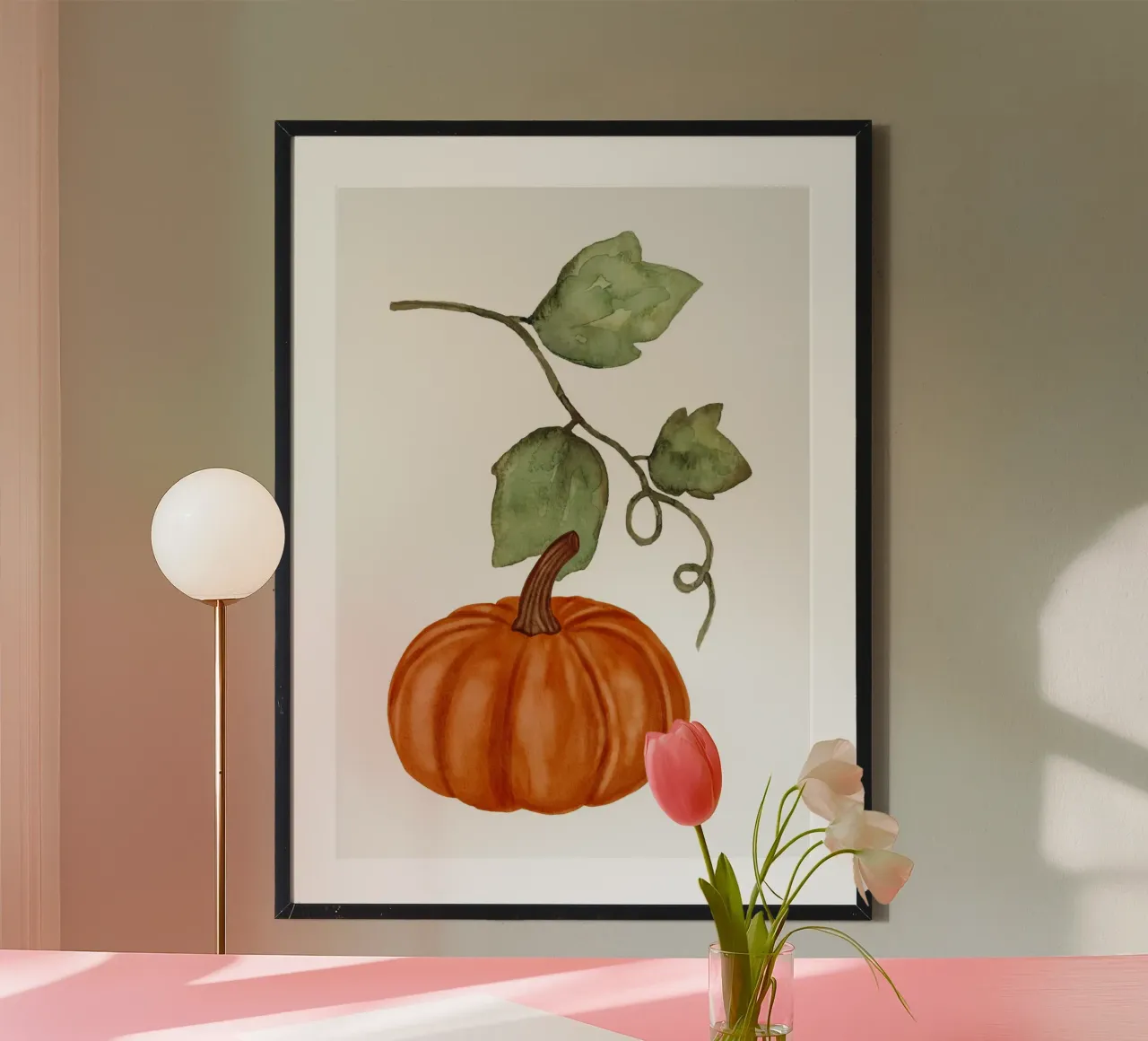 Pumpkin poster van PinkCandyWalls