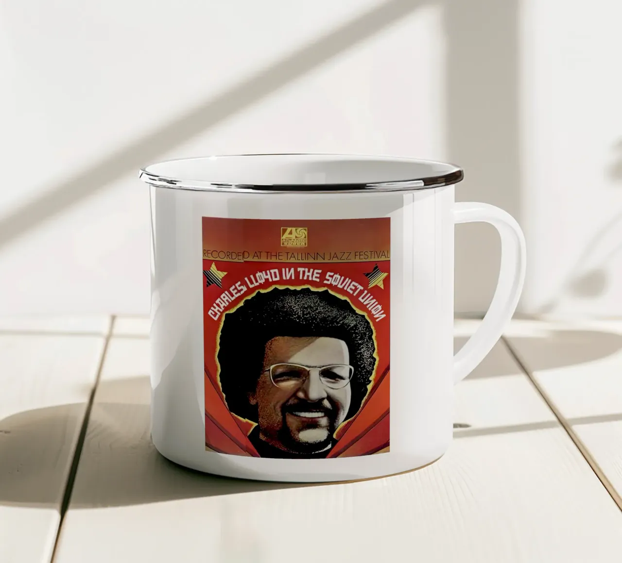 Arte vettoriale vintage - Charles Lloyd tazza in smalto da grass.studio_