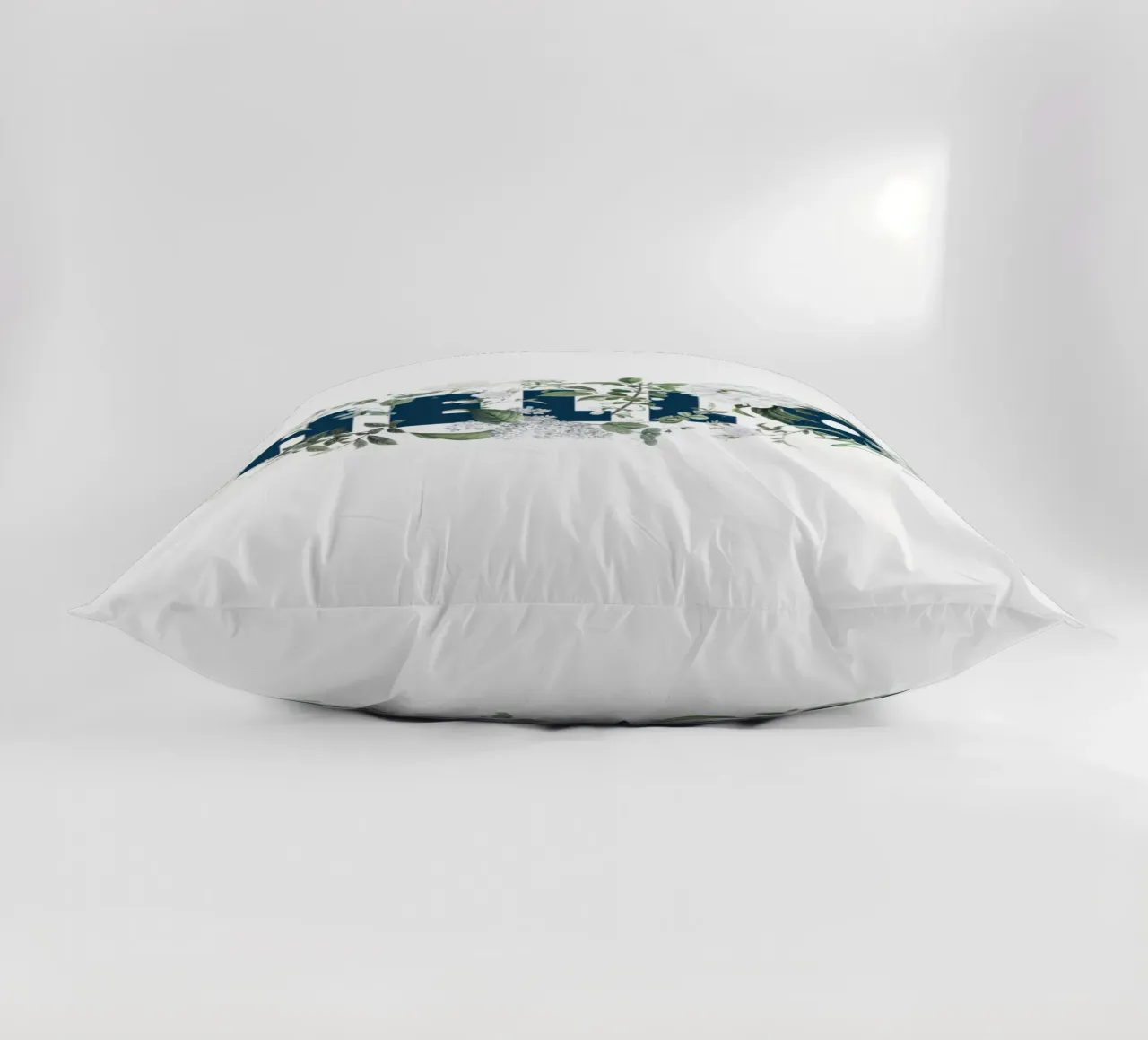 Ciao Fiori e Insetti Blu Bianco cuscino da Studio Frances M