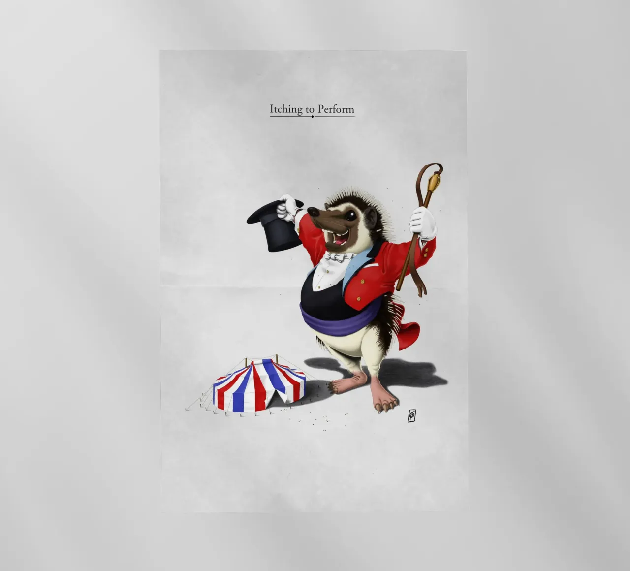 Itching to perform (Titled) pellicola backlit da Rob Art | Illustration