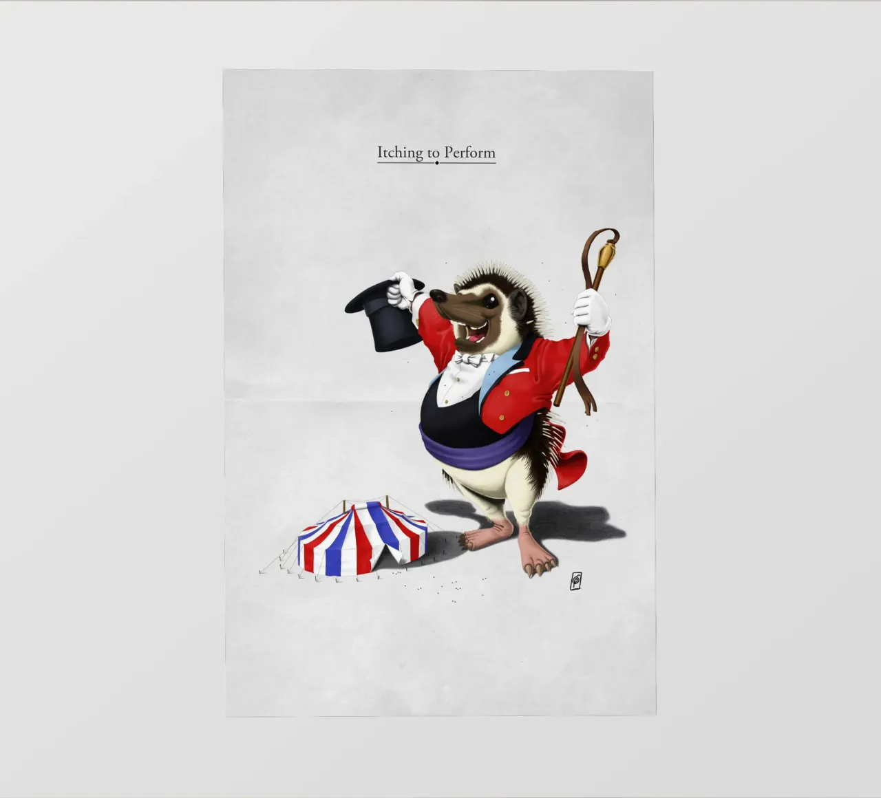 Itching to perform (Titled) pellicola backlit da Rob Art | Illustration