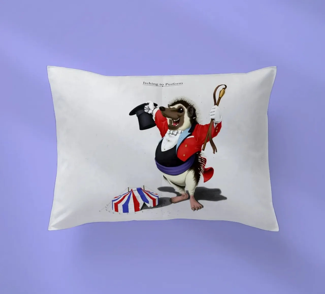 Itching to perform (Titled) cuscino da Rob Art | Illustration