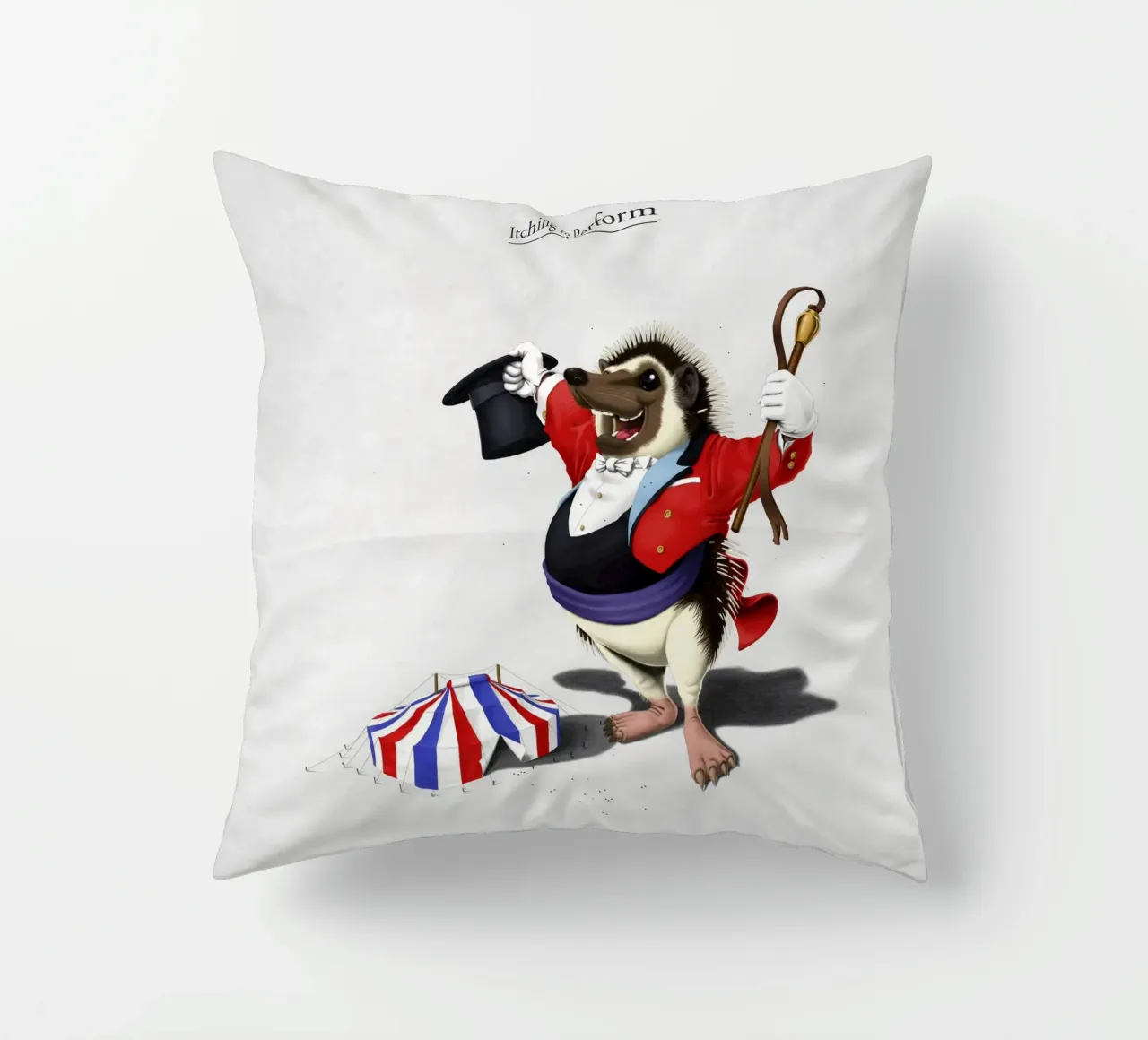 Itching to perform (Titled) cuscino da Rob Art | Illustration