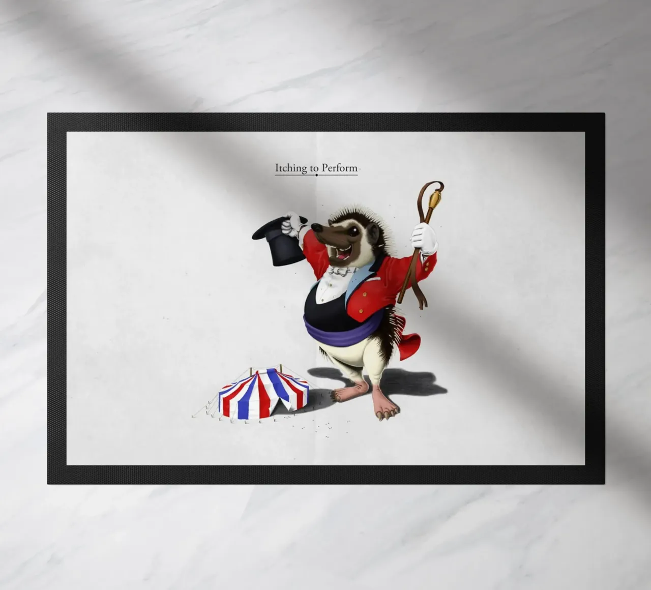 Itching to perform (Titled) zerbino da Rob Art | Illustration