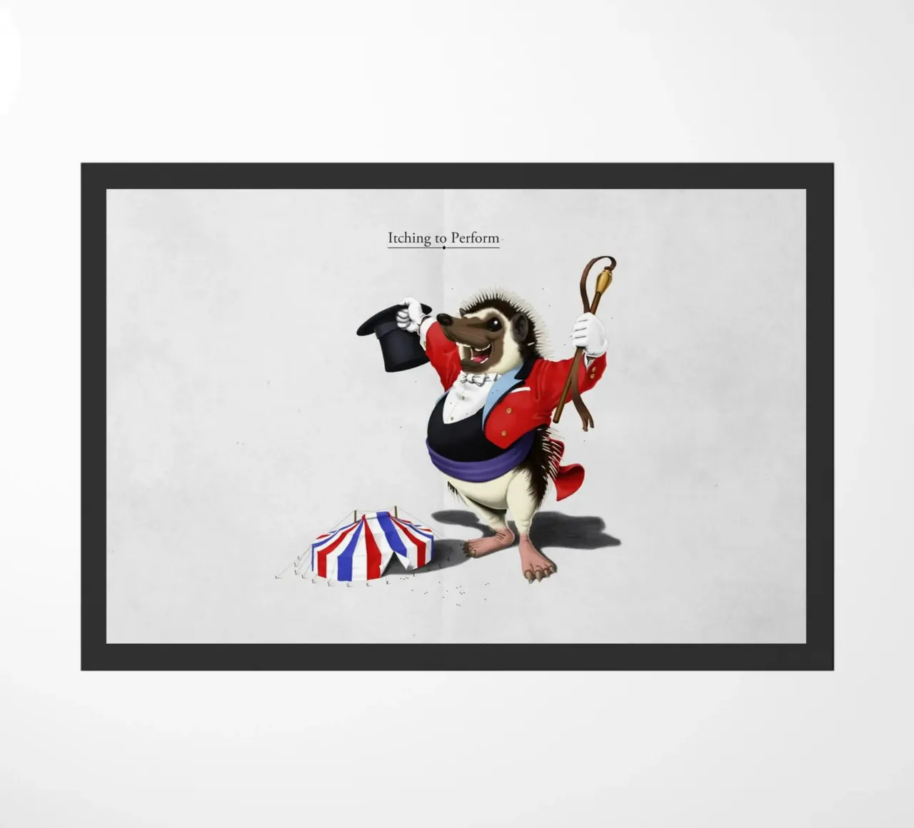 Itching to perform (Titled) zerbino da Rob Art | Illustration